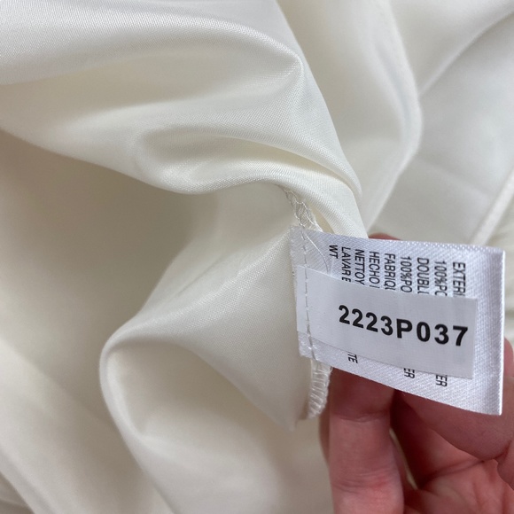 NWT Tahari ASL Cream Fit & Flare Dress, 6P - Picture 8 of 8